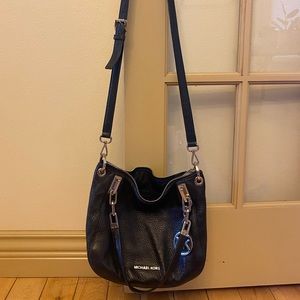 Michael Kors black leather crossbody